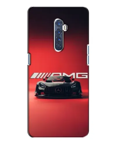 Чехол для OPPO Reno 2 с картинкой «Mercedes AMG — красная линия»