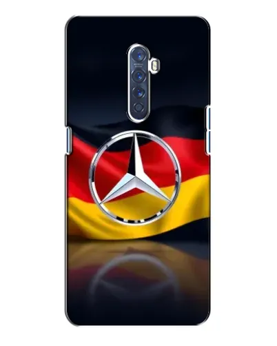 Чехол для OPPO Reno 2 с картинкой «Mercedes — флаг Германии»