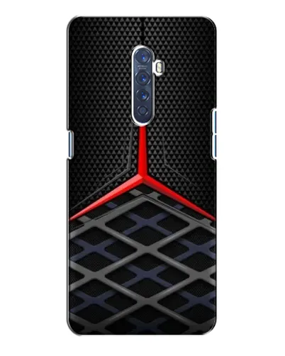 Чехол для OPPO Reno 2 с картинкой «Mercedes Carbon Grid»
