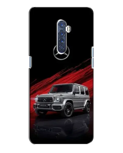 Чехол для OPPO Reno 2 с картинкой «Mercedes G-Class красный»