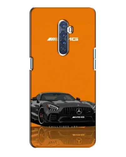 Чехол для OPPO Reno 2 с картинкой «Оранжевый Mercedes AMG»