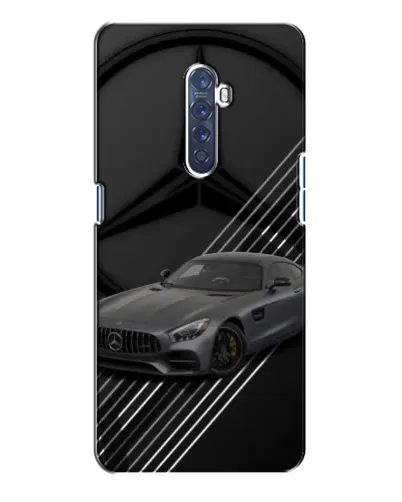 Чехол для OPPO Reno 2 с картинкой «Mercedes AMG — графика»