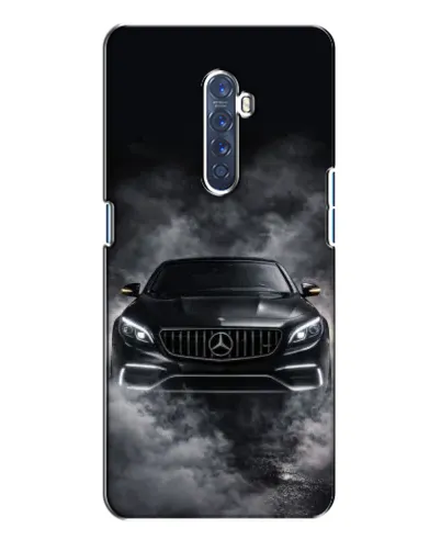 Чехол для OPPO Reno 2 с картинкой «Mercedes в дыму»