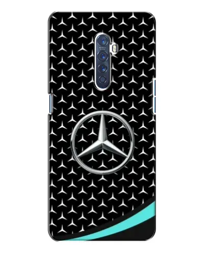 Чехол для OPPO Reno 2 с картинкой «Mercedes — бирюзовый акцент»
