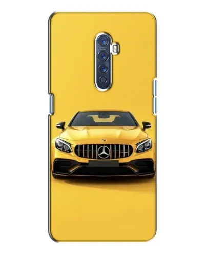 Чехол для OPPO Reno 2 с картинкой «Желтый Mercedes GT»