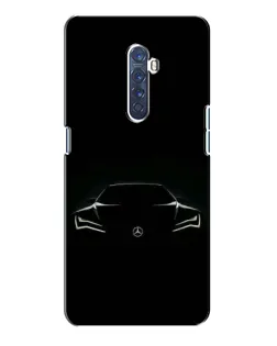 Чехол для OPPO Reno 2 с картинкой «Mercedes — силуэт авто» Чехол для OPPO Reno 2 с картинкой «Mercedes — силуэт авто»