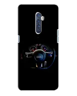 Чехол для OPPO Reno 2 с картинкой «Салон Audi — руль»