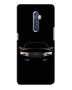 Чехол для OPPO Reno 2 с картинкой «Audi — ночной контур»