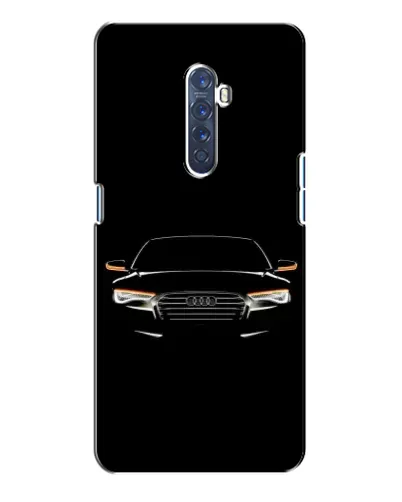 Чехол для OPPO Reno 2 с картинкой «Audi — ночной контур» Чехол для OPPO Reno 2 с картинкой «Audi — ночной контур»