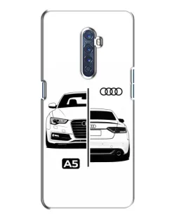 Чехол для OPPO Reno 2 с картинкой «Audi — контрастный дизайн»