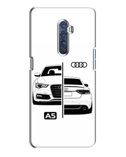 Чехол для OPPO Reno 2 с картинкой «Audi — контрастный дизайн» Чехол для OPPO Reno 2 с картинкой «Audi — контрастный дизайн»