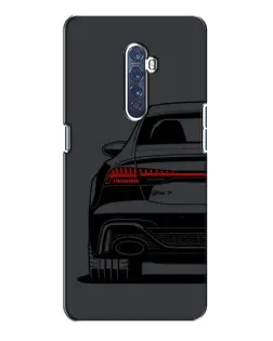 Чехол для OPPO Reno 2 с картинкой «Задняя часть Audi — арт»