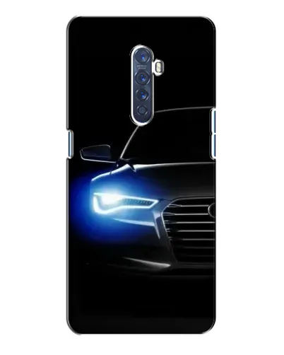 Чехол для OPPO Reno 2 с картинкой «Неоновый взгляд Audi» Чехол для OPPO Reno 2 с картинкой «Неоновый взгляд Audi»