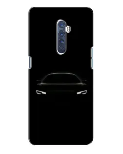 Чехол для OPPO Reno 2 с картинкой «Взгляд Audi в темноте»