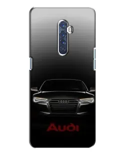 Чехол для OPPO Reno 2 с картинкой «Audi — градиентный контур»