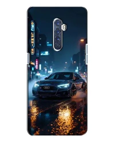 Чехол для OPPO Reno 2 с картинкой «Ночной город и Audi» Чехол для OPPO Reno 2 с картинкой «Ночной город и Audi»
