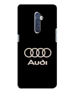 Чехол для OPPO Reno 2 с картинкой «Audi — золотой логотип»