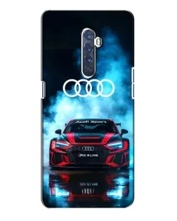 Чехол для OPPO Reno 2 с картинкой «Audi Sport — неон»