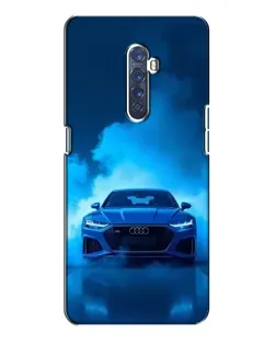 Чехол для OPPO Reno 2 с картинкой «Audi — голубая энергия»