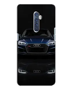 Чехол для OPPO Reno 2 с картинкой «Audi — ночное отражение»