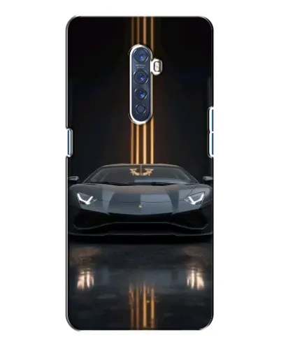 Чехол для OPPO Reno 2 с картинкой «Lamborghini золотые линии» Чехол для OPPO Reno 2 с картинкой «Lamborghini золотые линии»