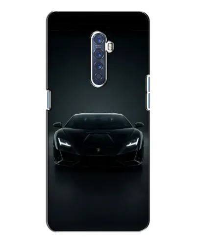 Чехол для OPPO Reno 2 с картинкой «Черный Lamborghini Aventador» Чехол для OPPO Reno 2 с картинкой «Черный Lamborghini Aventador»