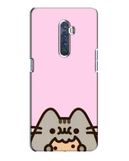 Чехол для OPPO Reno 2 с картинкой «Pusheen и печенье»