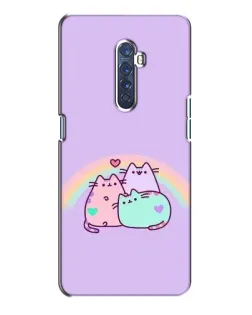 Чехол для OPPO Reno 2 с картинкой «Радужные Пушины» Чехол для OPPO Reno 2 с картинкой «Радужные Пушины»