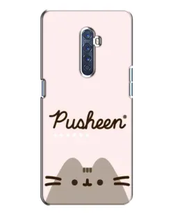 Чехол для OPPO Reno 2 с картинкой «Pusheen логотип» Чехол для OPPO Reno 2 с картинкой «Pusheen логотип»