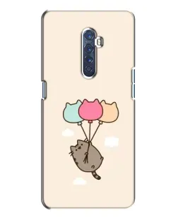 Чехол для OPPO Reno 2 с картинкой «Пушин на шариках» Чехол для OPPO Reno 2 с картинкой «Пушин на шариках»