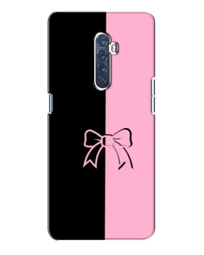 Чехол для OPPO Reno 2 с картинкой «Половинки банта»