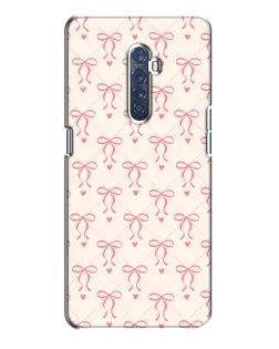 Чехол для OPPO Reno 2 с картинкой «Розовые бантики Coquette»