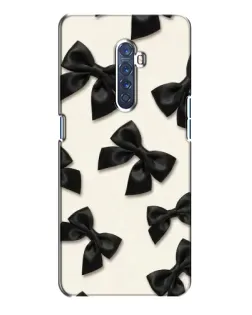 Чехол для OPPO Reno 2 с картинкой «Черные бантики»