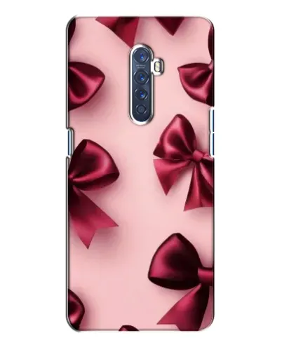 Чехол для OPPO Reno 2 с картинкой «Бордовый атлас»