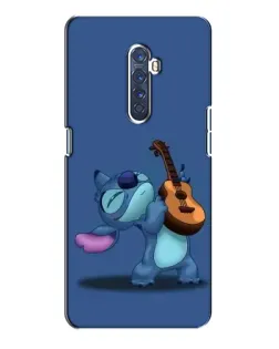 Чехол для OPPO Reno 2 с картинкой «Стич с укулеле»