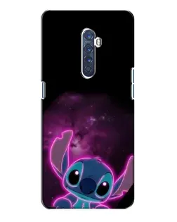 Чехол для OPPO Reno 2 с картинкой «Неоновый Stitch»