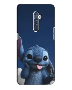 Чехол для OPPO Reno 2 с картинкой «Стич в облаках»