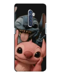 Чехол для OPPO Reno 2 с картинкой «Стич и Ангел»