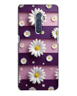 Чохол для OPPO Reno 2 з картинкою «Ромашки на фіолетовому» Чохол для OPPO Reno 2 з картинкою «Ромашки на фіолетовому»