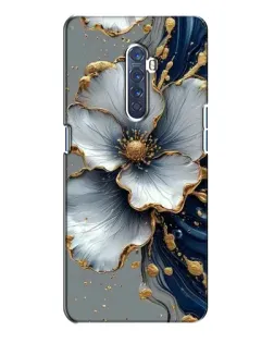 Чохол для OPPO Reno 2 з картинкою «Біла квітка та золотий флюїд» Чохол для OPPO Reno 2 з картинкою «Біла квітка та золотий флюїд»