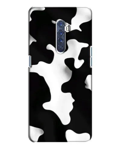 Чехол для OPPO Reno 2 с картинкой «Черно-белое пятно»