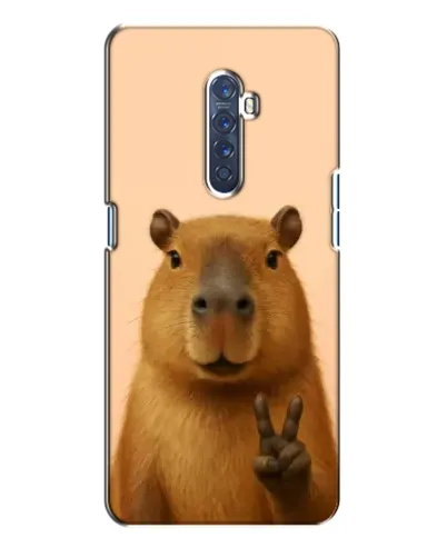 Чехол для OPPO Reno 2 с картинкой «Капибара виктория»