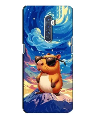 Чехол для OPPO Reno 2 с картинкой «Капибара Ван Гога»