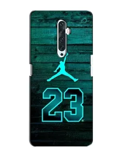 Чехол для OPPO Reno 2Z с картинкой «Jordan Cyan 23» Чехол для OPPO Reno 2Z с картинкой «Jordan Cyan 23»