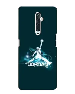 Чехол для OPPO Reno 2Z с картинкой «Jordan Blue Fire» Чехол для OPPO Reno 2Z с картинкой «Jordan Blue Fire»