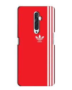 Чохол для OPPO Reno 2Z з картинкою «Червоний мінімалізм Adidas»