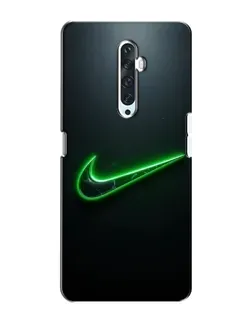 Чохол для OPPO Reno 2Z з картинкою «Неоновий контур Nike»