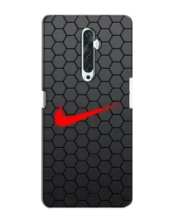 Чохол для OPPO Reno 2Z з картинкою «Nike — карбонова сітка»