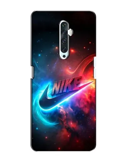 Чехол для OPPO Reno 2Z с картинкой «Огненный логотип Nike»