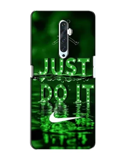Чехол для OPPO Reno 2Z с картинкой «Зеленый неоновый Nike»